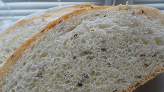 Pane lievitato con semolino e latticello