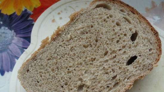 Pane a lievitazione naturale con miele di grano saraceno