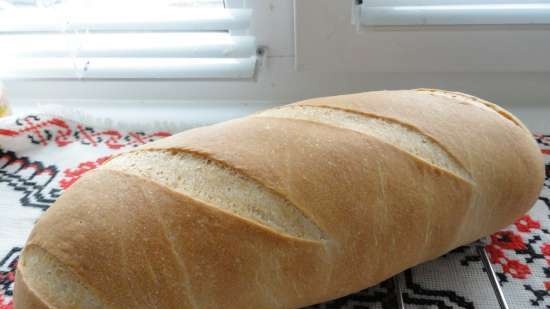 Pagnotta di grano su una grande