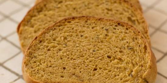 Pane alle mele e zucca con lavanda (fermentato a freddo)