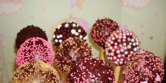 Mga Cake Pops at Cake ball