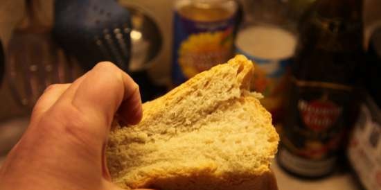 Rustic bread (on a long dough)