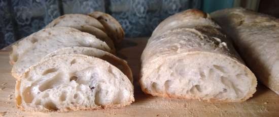 Pane semplice Auverne. Le pain Bougnat.