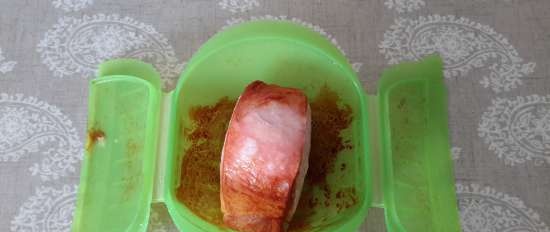 Instant boiled pork (in the microwave)