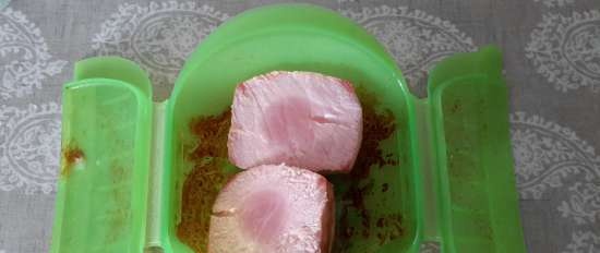 Instant boiled pork (in the microwave)