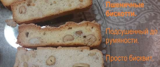 Proteinové biscotti s ořechy