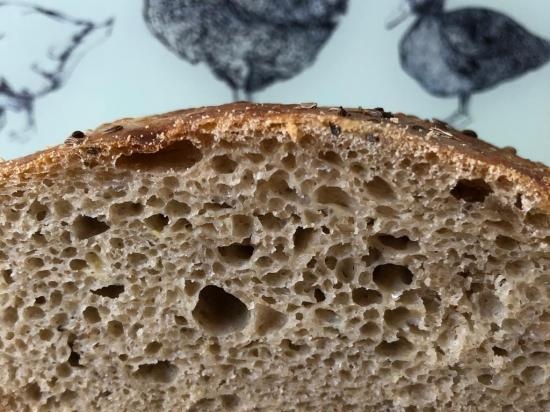 ยีสต์นิรันดร์มันฝรั่งฮอป (Sourdough ไม่มีแป้ง) สูตรการอบ