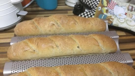 Pagnotte grigie a lievitazione naturale (antipasto di luppolo di patate)