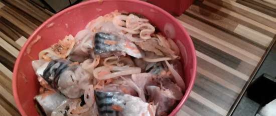 Mackerel batay sa herring sa istilong Dutch