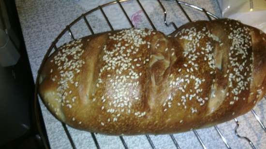 Pane di grano fermentato a freddo