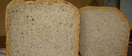 Pane di segale di grano con lievito naturale di segale.