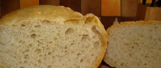 Pane artigianale senza impastare