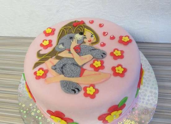 Torte con fate basate sul cartone animato Winx e altri