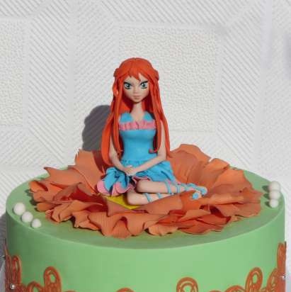 Torte con fate basate sul cartone animato Winx e altri