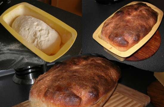 Ambachtelijk brood zonder te kneden