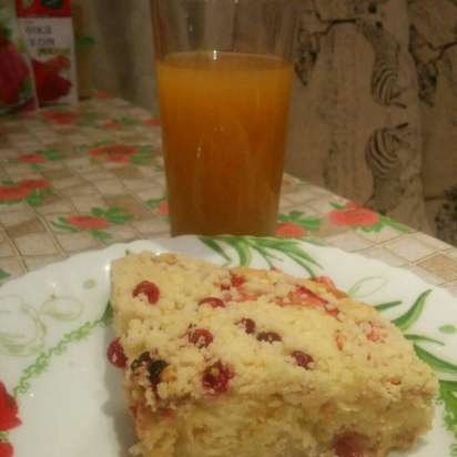 Pastel de frutas de manzana