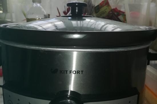 Slowcooker temperatuur grafiek Kitfort KT 2010