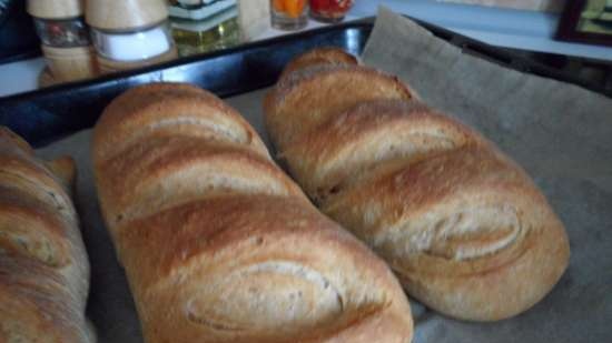 Pan de sándwich de masa fría