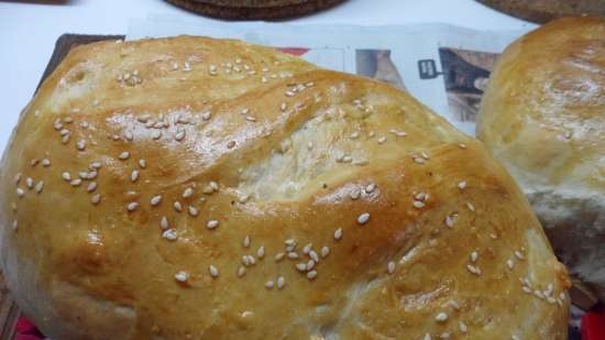 White Canadian bread (oven)