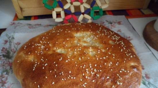 Tunisian flatbread sa semolina