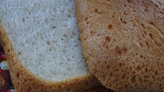 Baryatinsky wheat-buckwheat sourdough bread in a Bork-X800 bread maker