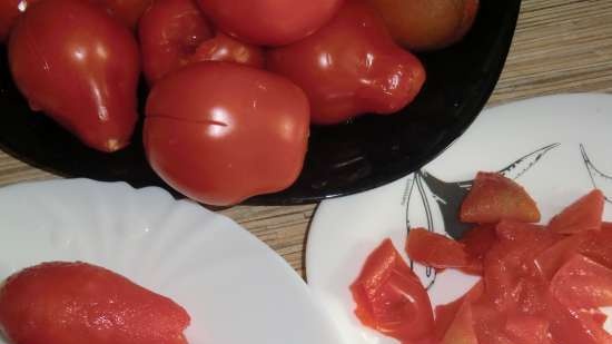 Pomodori secchi al forno in olio profumato (cottura e conserve)