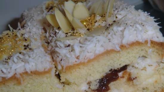 Lavantal cake with hazelnuts