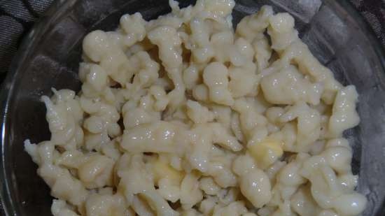 Spaetzle (Spetzle). Nozioni di base sulla cucina.