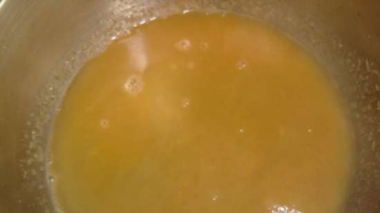 Geroestete Griessuppe (fried semolina soup)