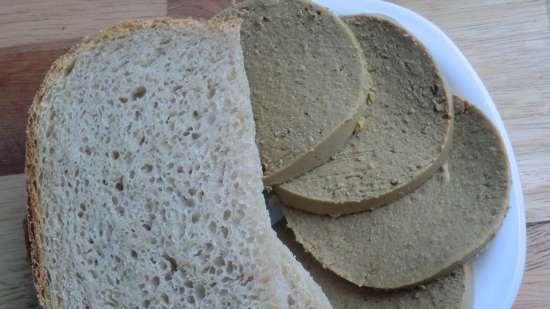 Paté de hígado en alemán. Leberpastete.