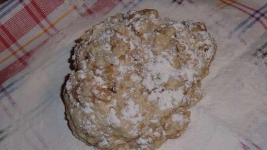 Budín de pan de Navidad de Turingia o de la Alta Franconia (Thueringer oberfraenkischer serviettenkloss)