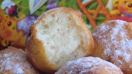 Curd balls-donuts (Topfen ballchen)