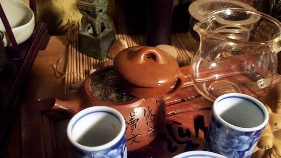 Gongfu cha or Chinese tea ceremony