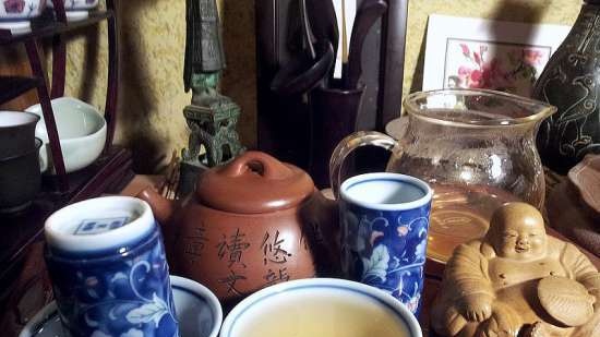 Gongfu cha or Chinese tea ceremony