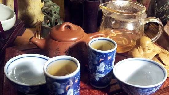 Gongfu cha or Chinese tea ceremony