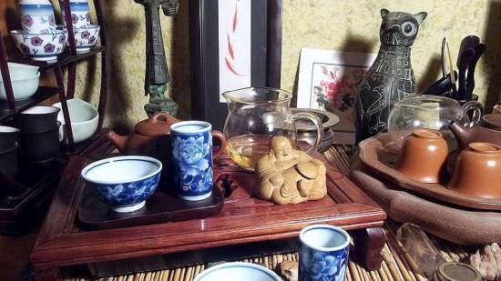 Gongfu cha or Chinese tea ceremony