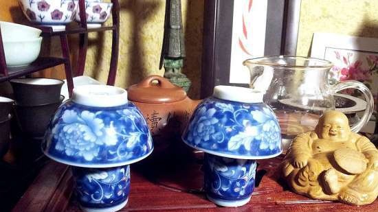 Gongfu cha or Chinese tea ceremony