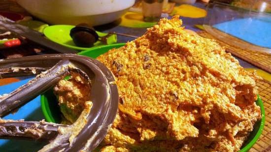 Pastel de cuajada de calabaza Último día de otoño