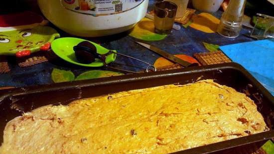 Pastel de cuajada de calabaza Último día de otoño