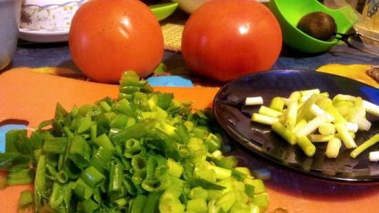 Wen Shala o ensalada tibia de calabacín chino