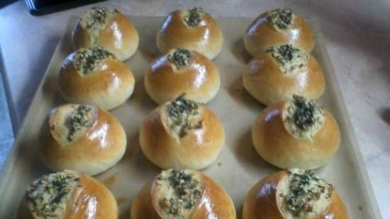 Garlic buns for borscht and not only