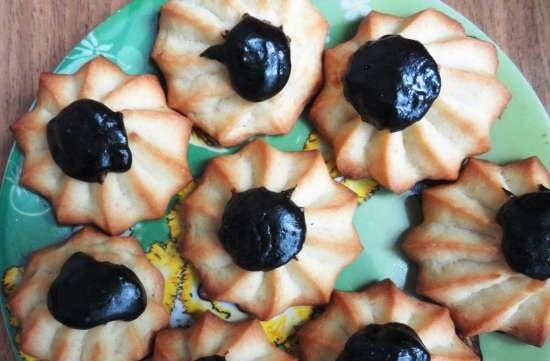 Galletas de mantequilla con chocolate