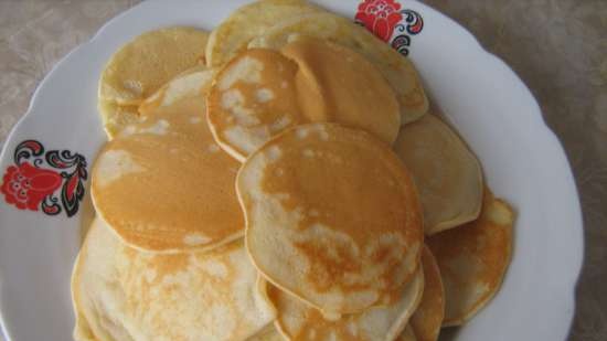 Pancakes Openwork, payat, perpekto