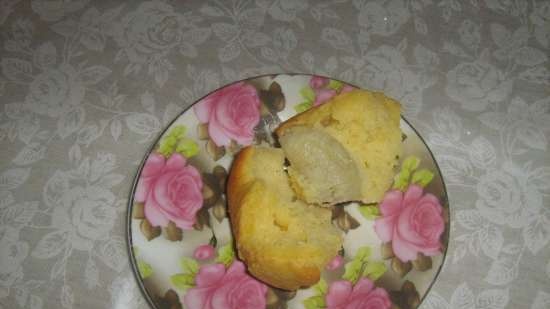 Muffin di mais con banana