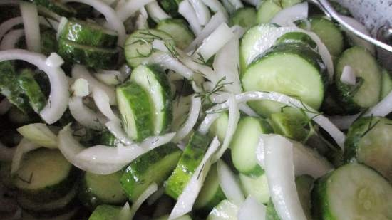 Nezhinsky cucumbers (vacuum cooking)