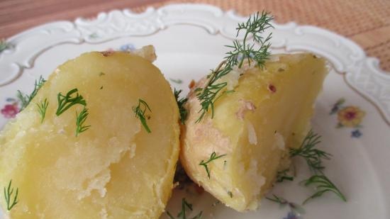 Papas al horno de microondas