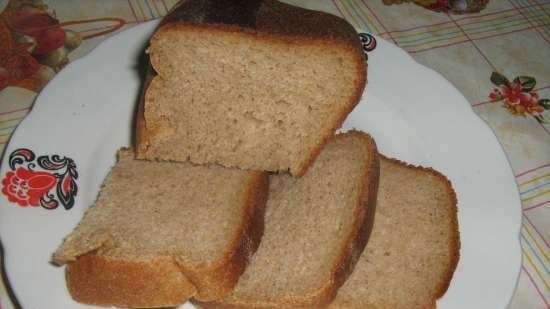 Mustard bread with kefir