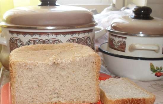 Pan de trigo de masa madre todos los días