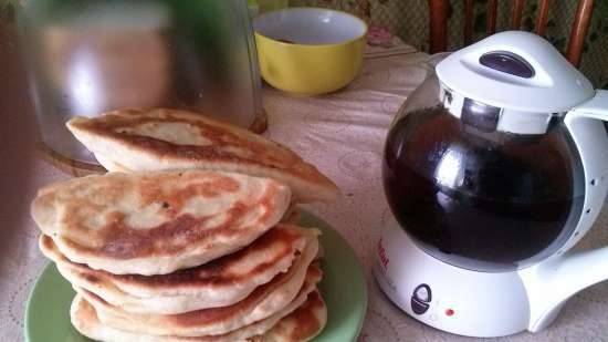 Deeg voor tortilla's, pizza, khachapuri in 5 minuten per dag