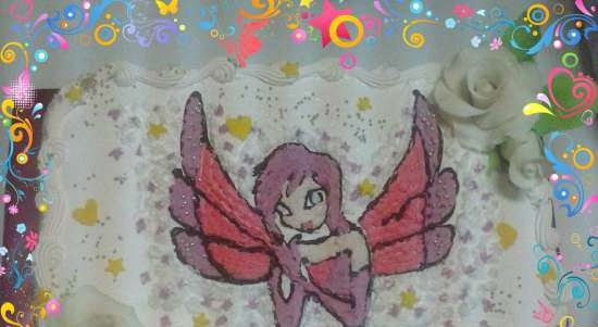 Torte con fate basate sul cartone animato Winx e altri